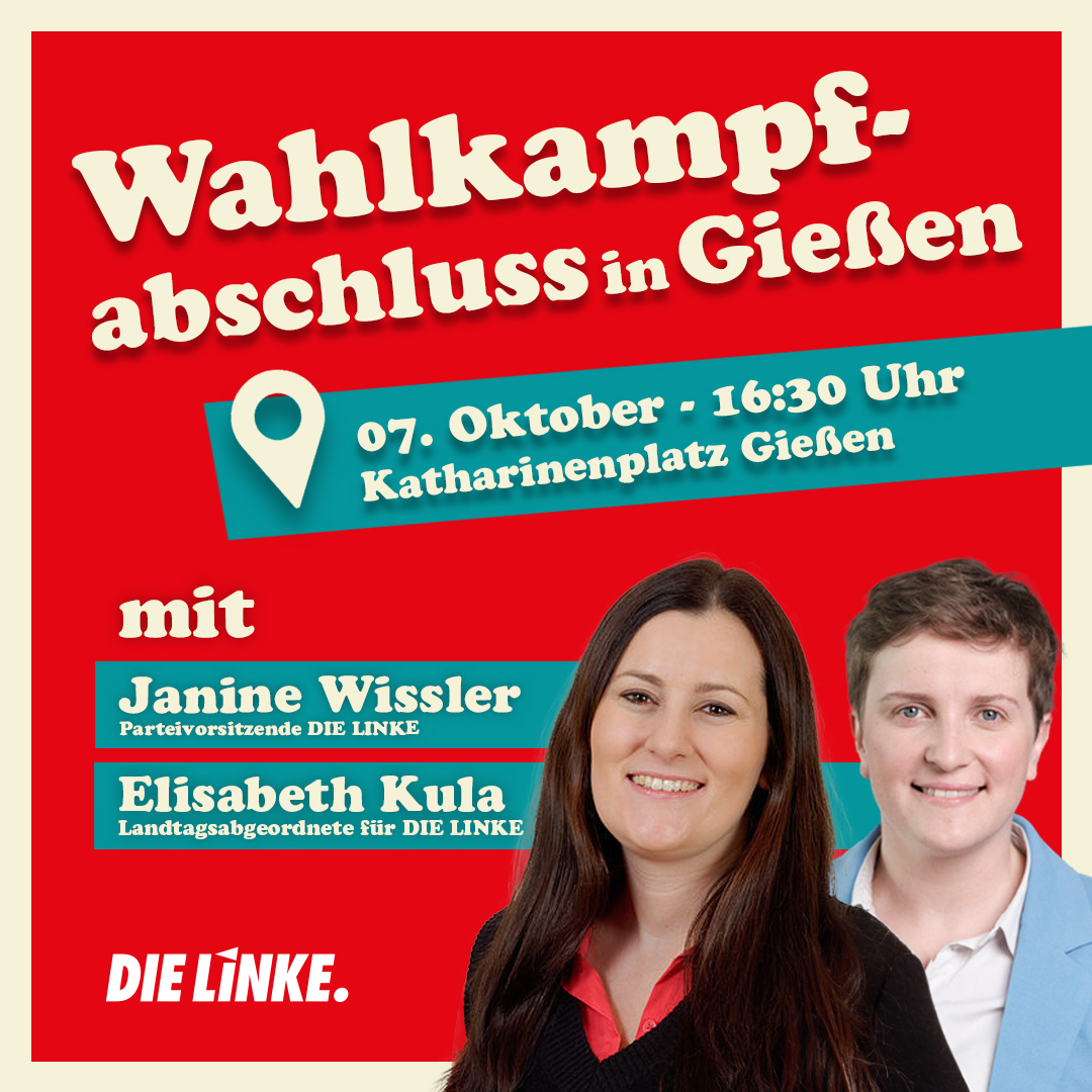 Wahlkampfabschluss in Gießen